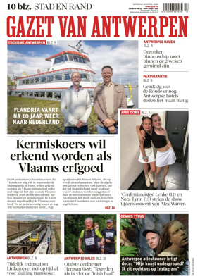 Cover of Gazet van Antwerpen Stad en Rand