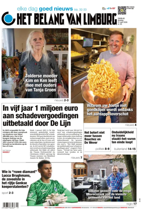 Cover of Het Belang van Limburg