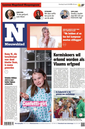 Cover of Het Nieuwsblad