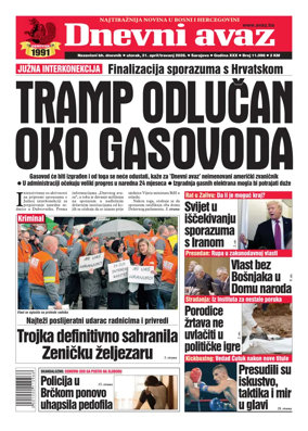 Cover of Dnevni avaz
