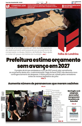 Cover of Folha de Londrina