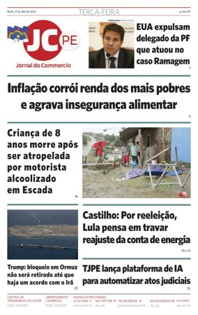 Cover of Jornal do Commercio