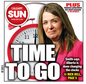 Cover of Calgary Sun
