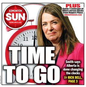 Cover of Edmonton Sun