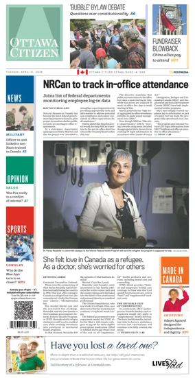 Cover of Ottawa Citizen