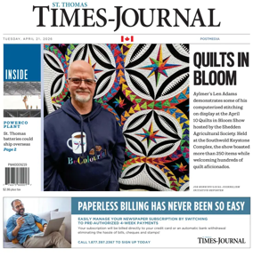 Cover of St. Thomas Times-Journal