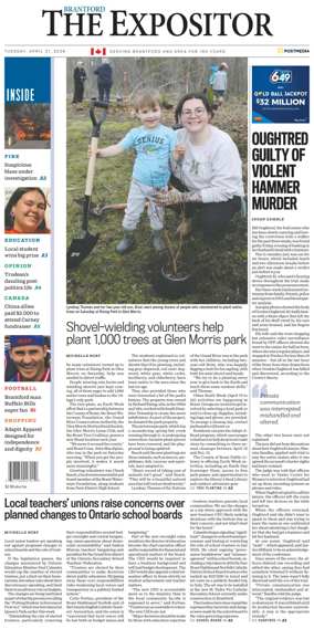 Cover of The Expositor (Brantford)