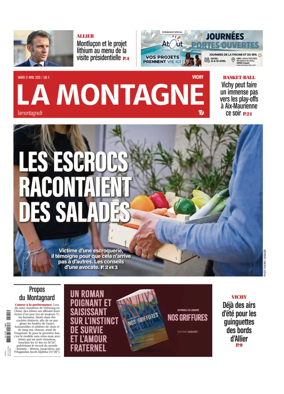 Cover of La Montagne (Vichy)