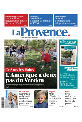 Cover of La Provence Alpes-de-Haute-Provence