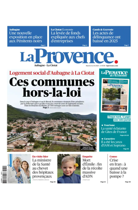 Cover of La Provence Aubagne-La Ciotat