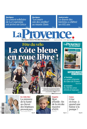 Cover of La Provence Martigues-Istres-Vitrolles-Marignane