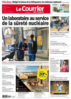 Cover of Le Courrier de l’Ouest (Angers)