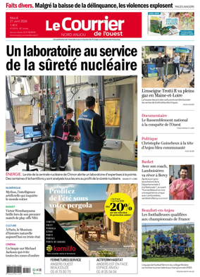 Cover of Le Courrier de l’Ouest (Nord Anjou)