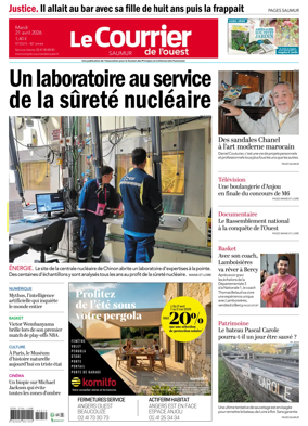 Cover of Le Courrier de l’Ouest (Saumur)