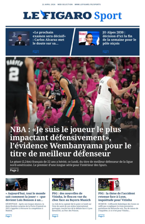 Cover of Le Figaro Sport