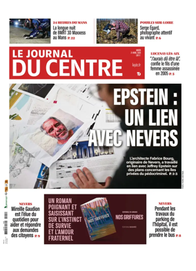 Cover of Le Journal du Centre