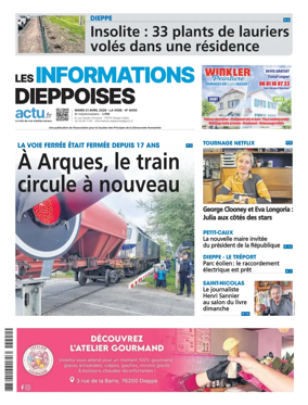 Cover of Les Informations Dieppoises