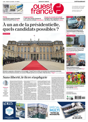 Cover of Ouest France (Chateaubriant)