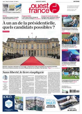 Cover of Ouest France (Mayenne)