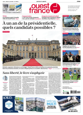 Cover of Ouest France (Orne)