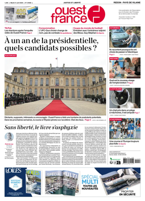 Cover of Ouest France (Redon / Pays de Vilaine)