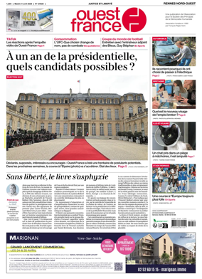 Cover of Ouest-France (Rennes Nord-Ouest)