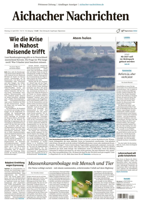 Cover of Aichacher Nachrichten