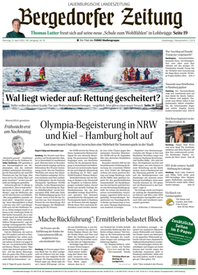 Cover of Bergedorfer Zeitung
