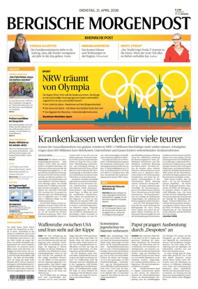 Cover of Bergische Morgenpost Wermelskirchen/Huckeswagen/Radevormwald