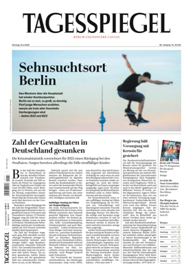Cover of Der Tagesspiegel