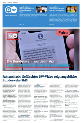 Cover of Deutsche Welle (German edition)