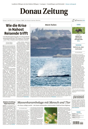 Cover of Donau Zeitung