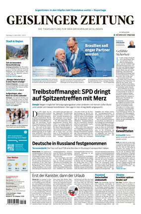 Cover of Geislinger Zeitung