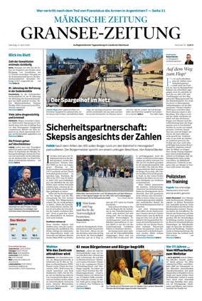 Cover of Gransee-Zeitung