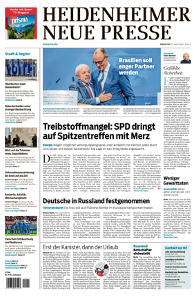 Cover of Heidenheimer Neue Presse