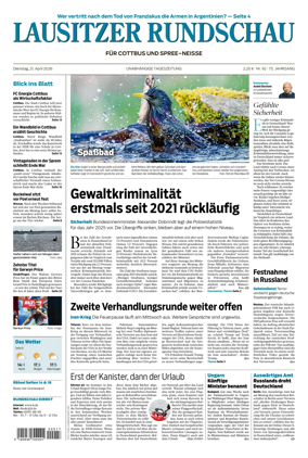 Cover of Lausitzer Rundschau