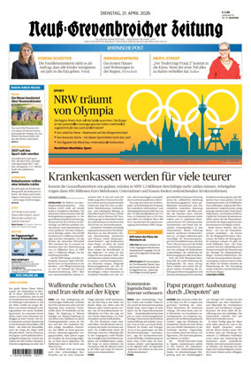 Cover of Neuss-Grevenbroicher Zeitung Neuss