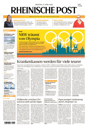 Cover of Rheinische Post Duesseldorf Meerbusch