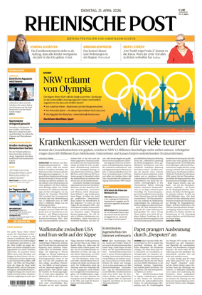 Cover of Rheinische Post – Dusseldorf Stadt