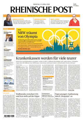 Cover of Rheinische Post Krefeld Kempen