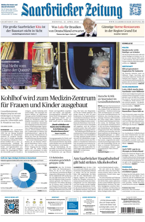 Cover of Saarbruecker Zeitung
