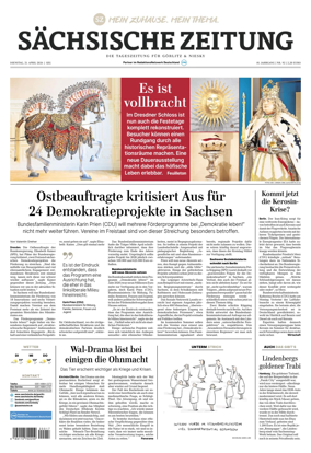 Cover of Sachsische Zeitung (Gorlitz & Niesky)