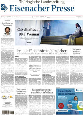 Cover of Thuringische Landeszeitung (Eisenach)