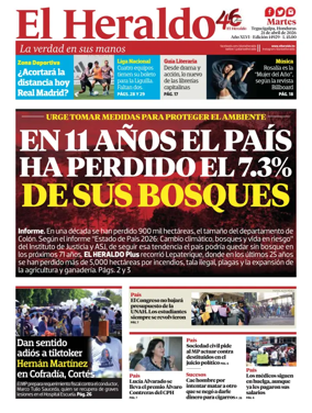 Cover of Diario El Heraldo