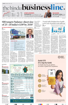Cover of BusinessLine (Kolkata)