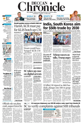 Cover of Deccan Chronicle