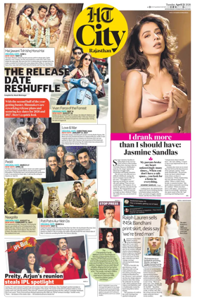 Cover of Hindustan Times (Jaipur) - City