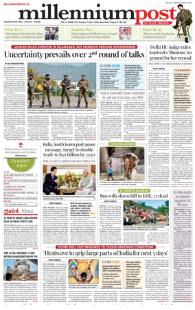 Cover of Millennium Post