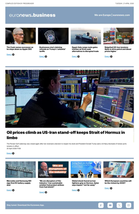 Cover of Euronews Business