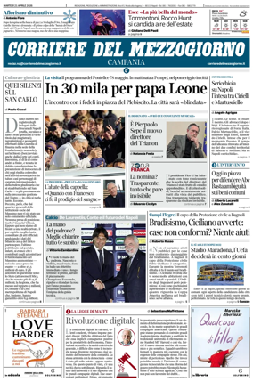 Cover of Corriere del Mezzogiorno (Campania)